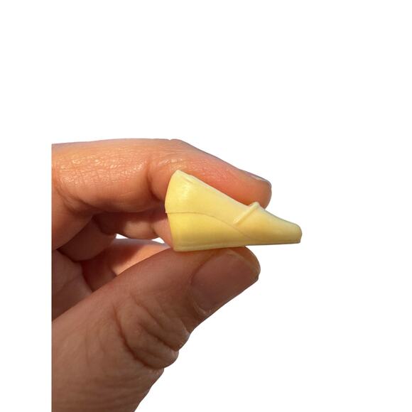 Vintage‎ Barbie Doll Shoes - Classic Yellow Heels & Wedges - Mattel 1960s-1980s - Picture 6 of 7